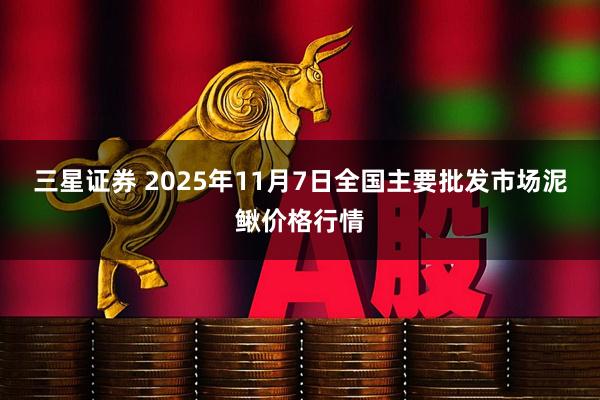 三星证券 2025年11月7日全国主要批发市场泥鳅价格行情